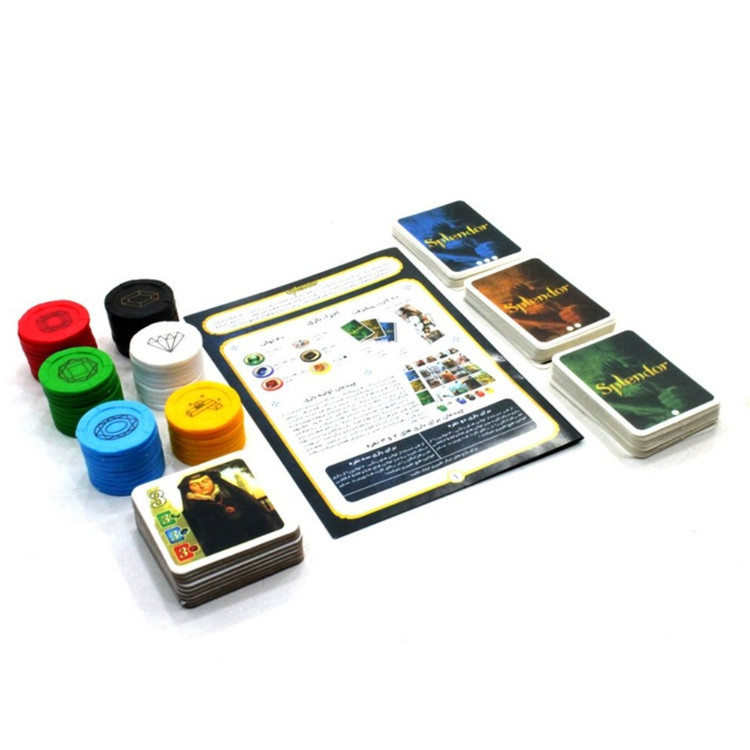 بازی فکری اسپلندور splendor کهربا 4 نفره جعبه زردکد177551458732