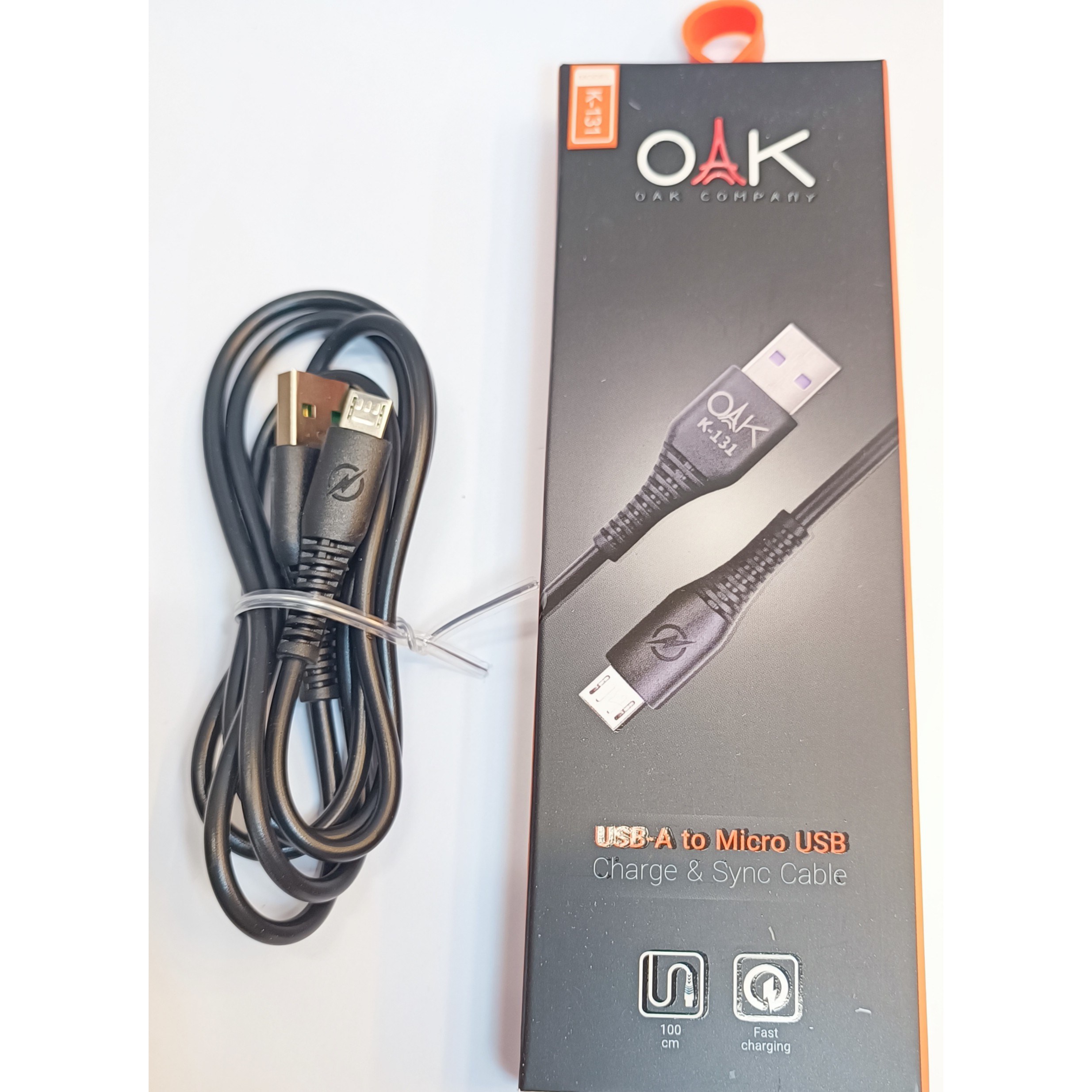 کابل شارژ اندروید شارژر درجه یک مارک oak