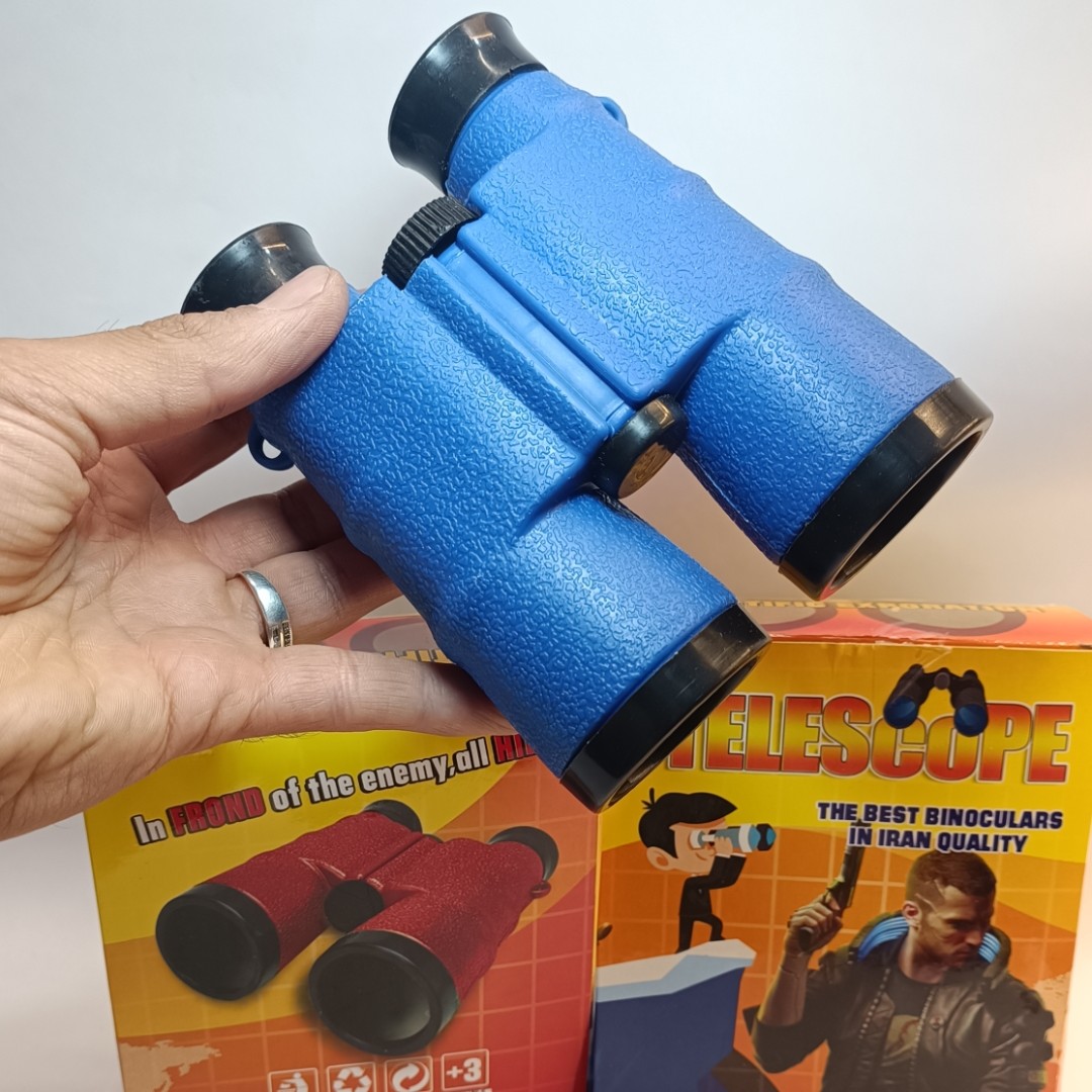دوربین دوچشمی دورنما بزرگ نمایی دوربین اسباب بازی اتا رنگی کد3522