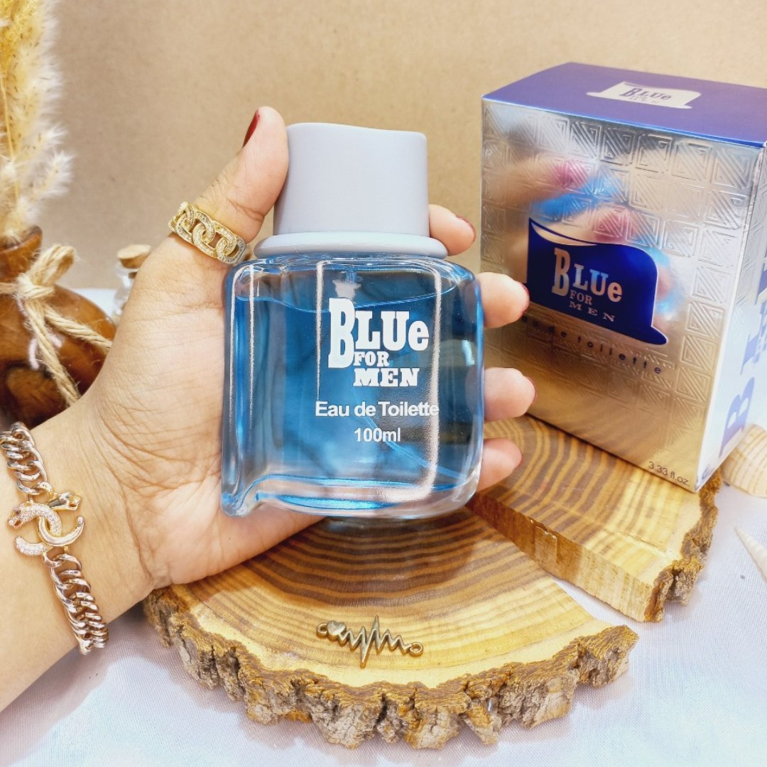 ادکلن بلو فور من مردانه BLUE For MEN حجم 100 میلی لیتر