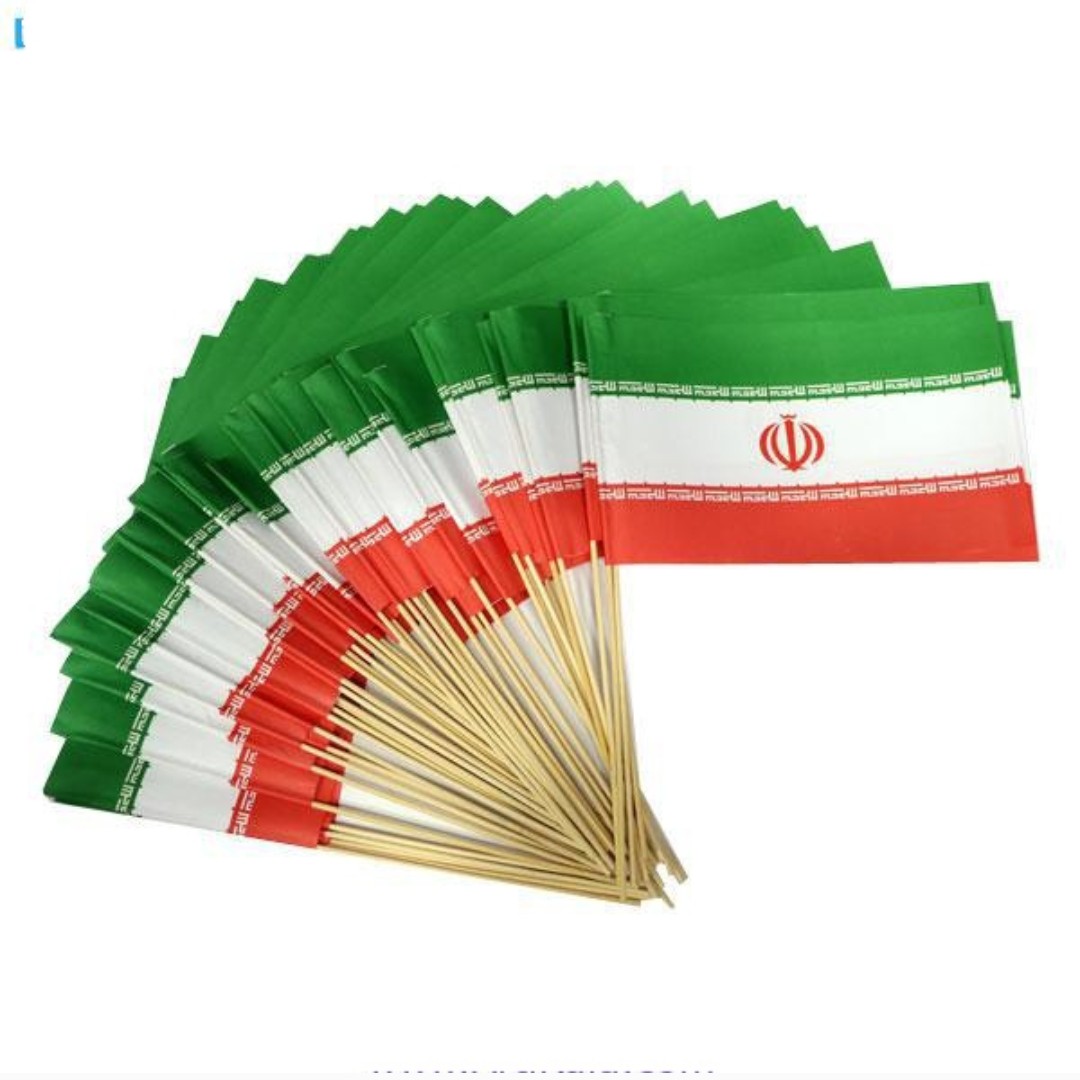 100عدد پرچم  کاغذی یوم الله 22 بهمن  و روز فجر روزدانش آموز 22بهمن