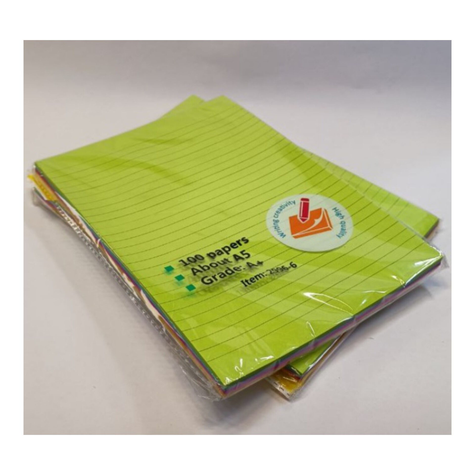 یادداشت استیک نوت چسبی سایز 150 در 200 میل A5 خط دار100 برگ کد 42310515208