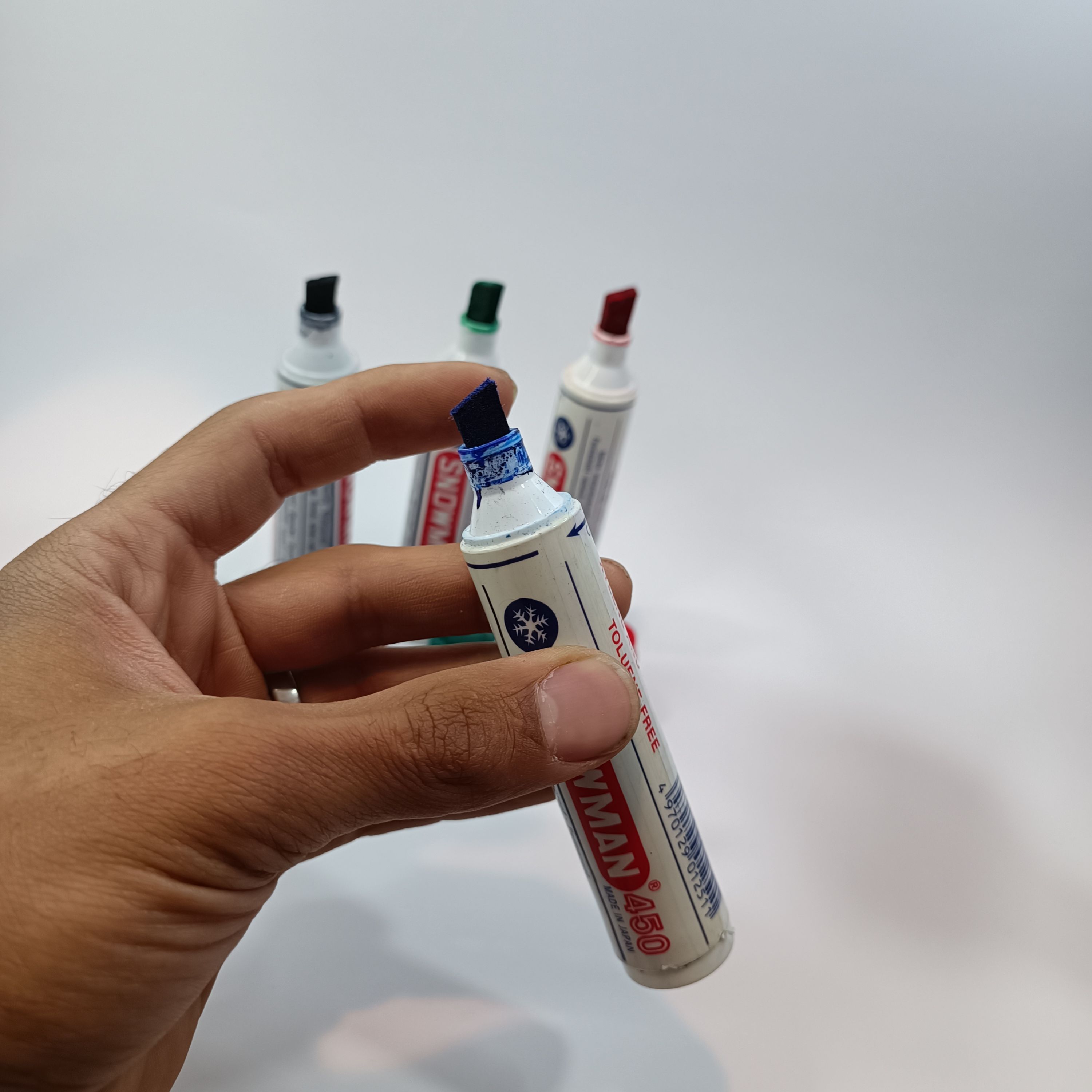 ماژیک غیر وایت برد پهن درشت کد 450