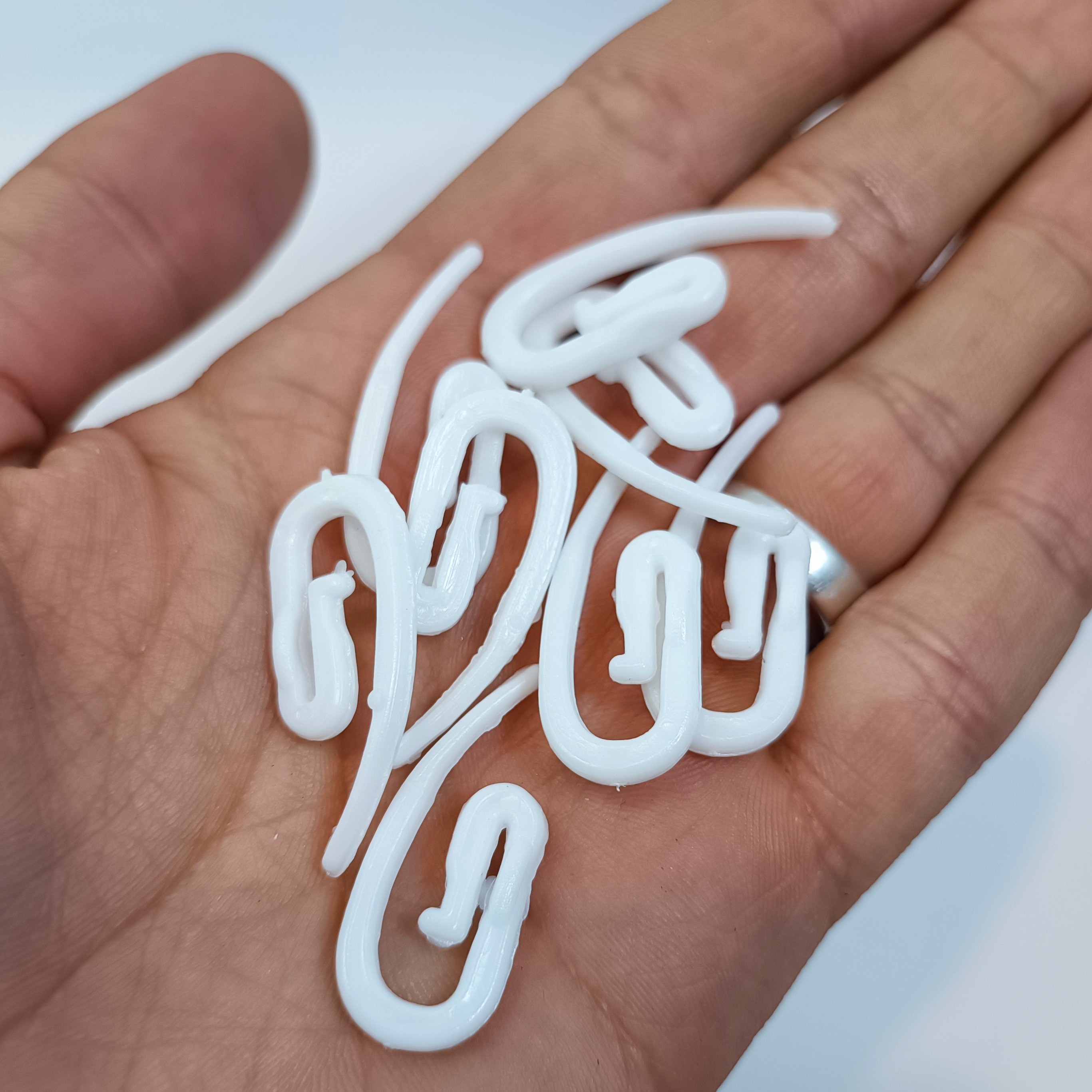 گیره پرده حلزونی  25عددی