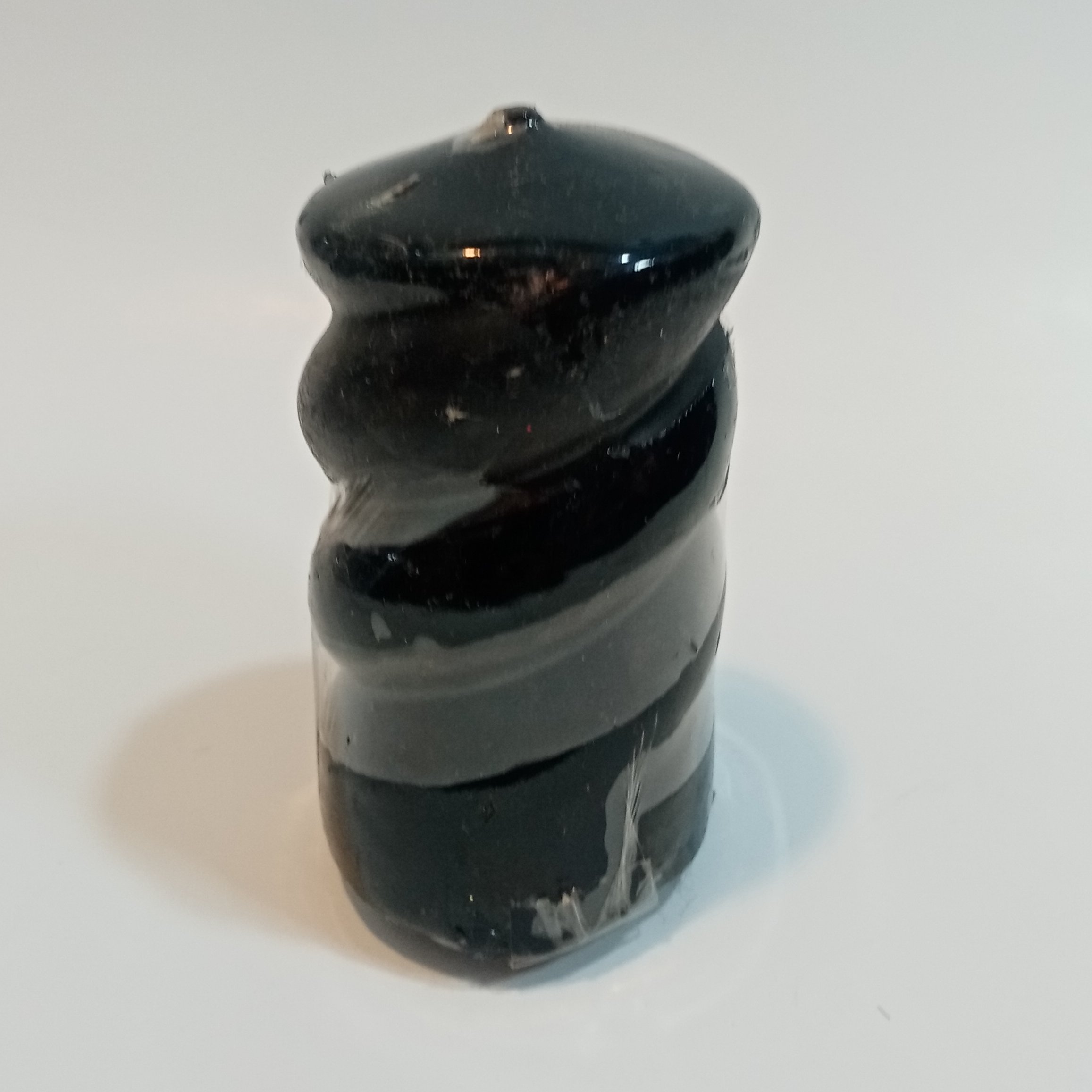 شمع ضخیم مشکی بزرگ، قطر زیاد 4.5