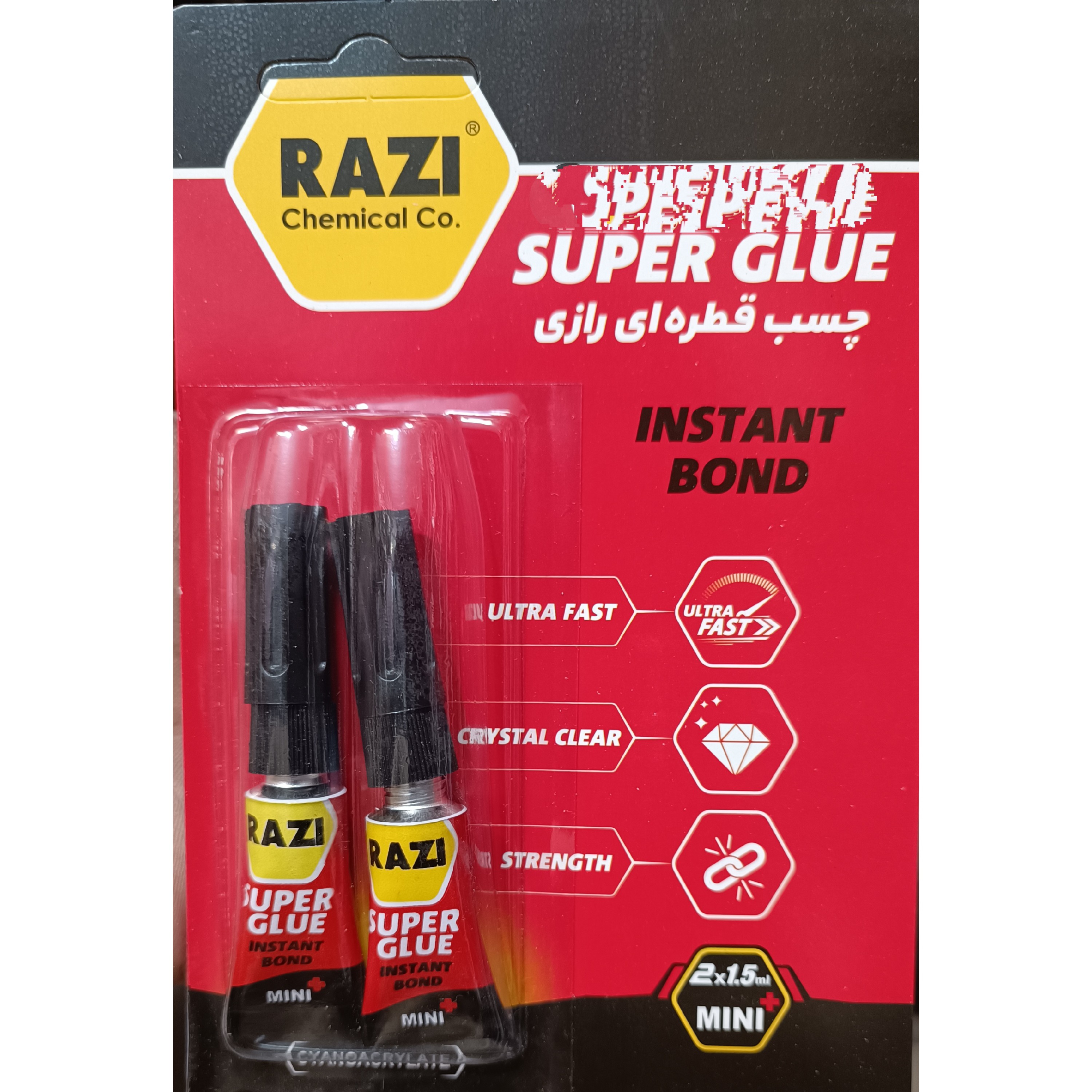 چسب قطره ای رازی روکارتی درجه یک