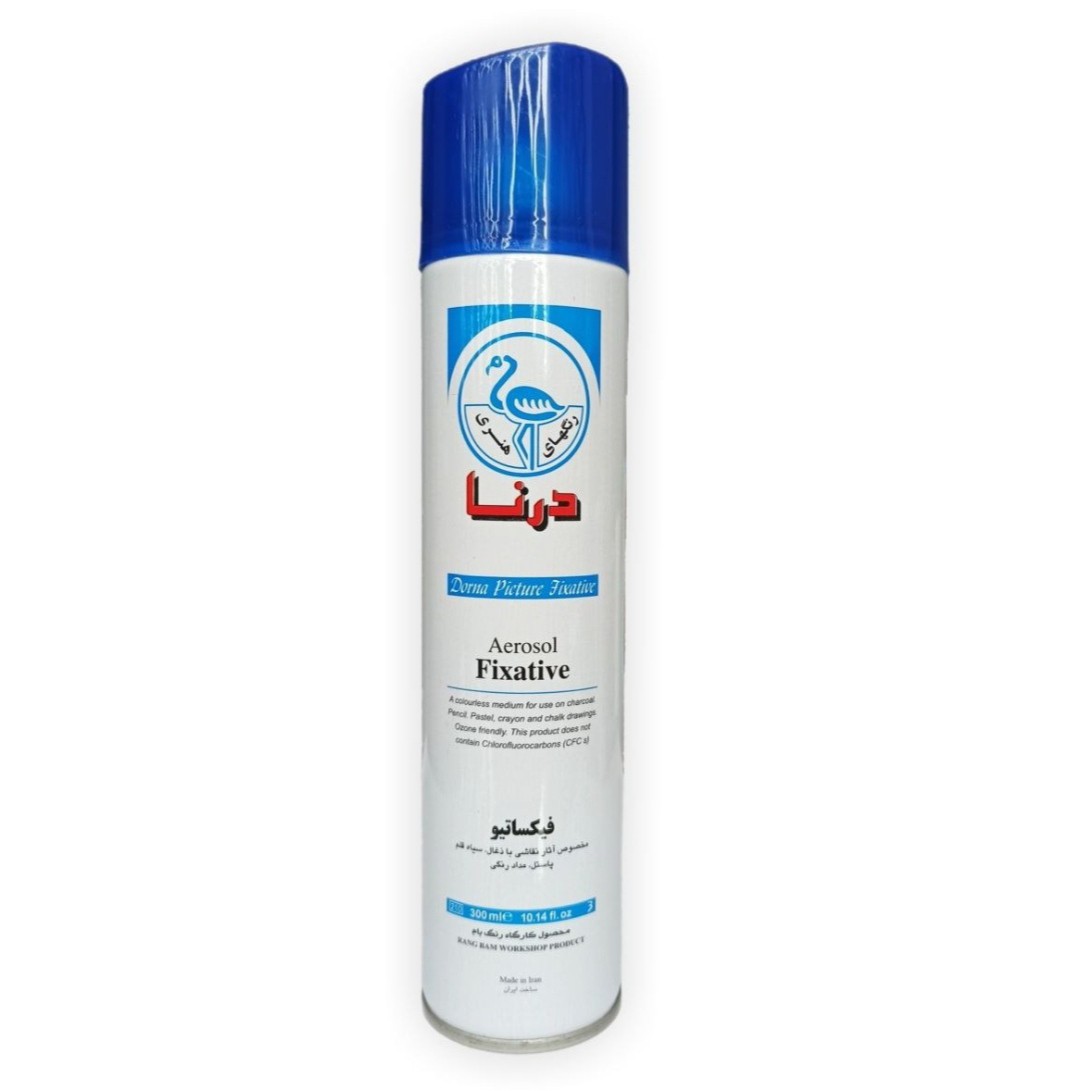 اسپری فیکساتور درنا فیکساتیو مناسب کار های طراحی درب آبی