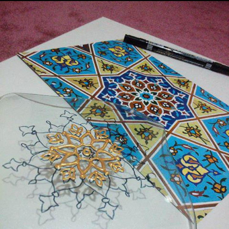 خمیر دورگیر ویترای طراحی رنگ مشکی دور گیر مارک رپین و مارک اسن