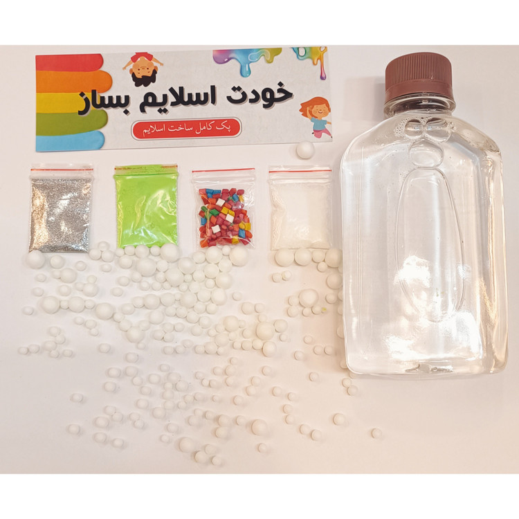 اسلایمت رو خودت بساز مواد اولیه اسلایم و فرمول ساخت ان اسلایم ساز اسلایمتو بساز