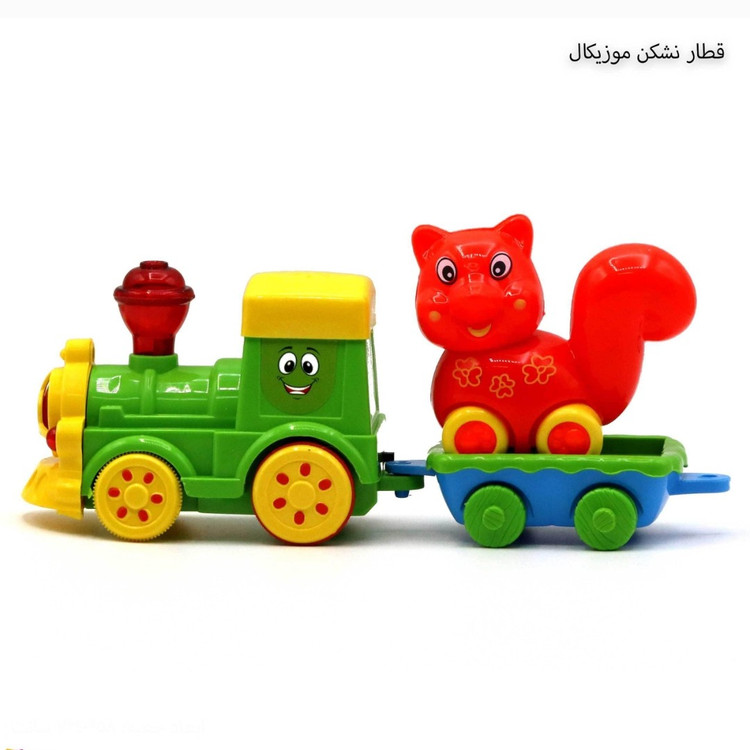 قطار باطری خور بزرگ نشکن دو حالته قابل تبدیل تک تک واگن ها به ماشین بازی