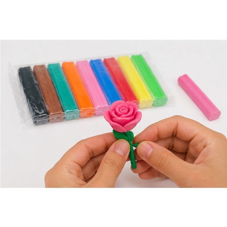خمیر بازی 6 رنگ مقوایی خمیر بازی آریا کد 6260297110576