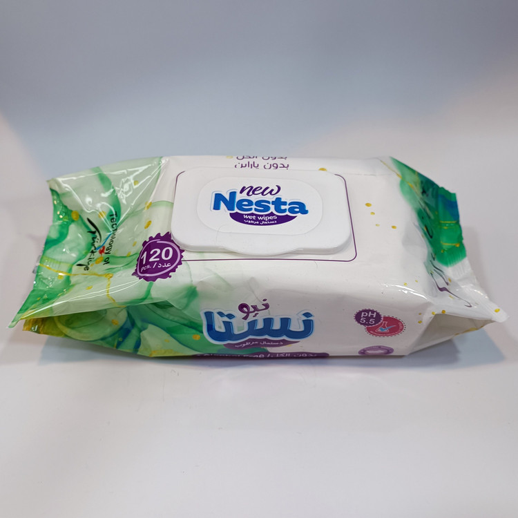 دستمال مرطوب کودک 120 برگ مارک پدیده و بی بی من و نستا و ادونیس