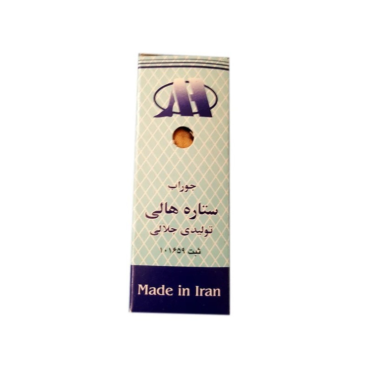 جوراب پارازین رنگ پا دو ربع مارک درجه یک ستاره هالی و برگ طلایی و الهام
