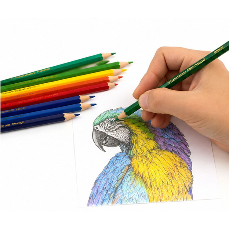 مداد رنگی 12 رنگ اچ وان H.VAN کد 2308810129
