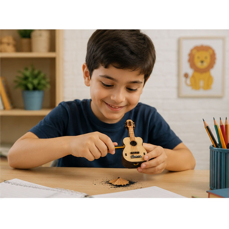تراش فانتزی چوبی گیتار کد 232